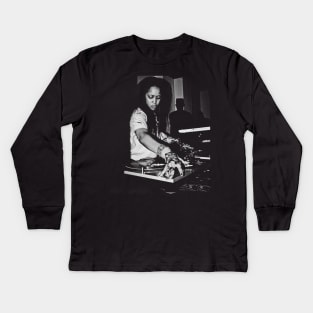 Vintage Erykah Badu Kids Long Sleeve T-Shirt